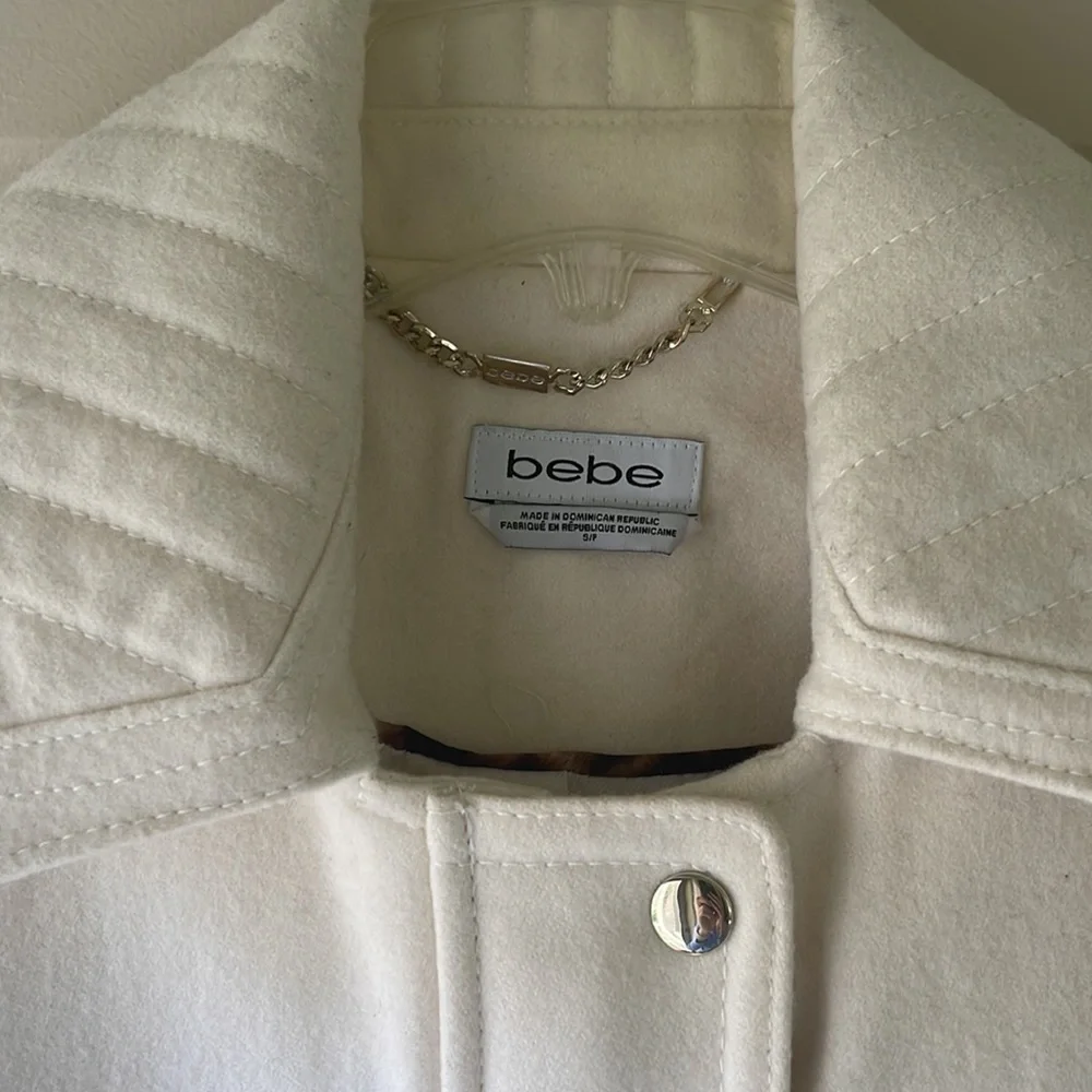Bebe Wool Belted Jacket - Picture 2 of 8